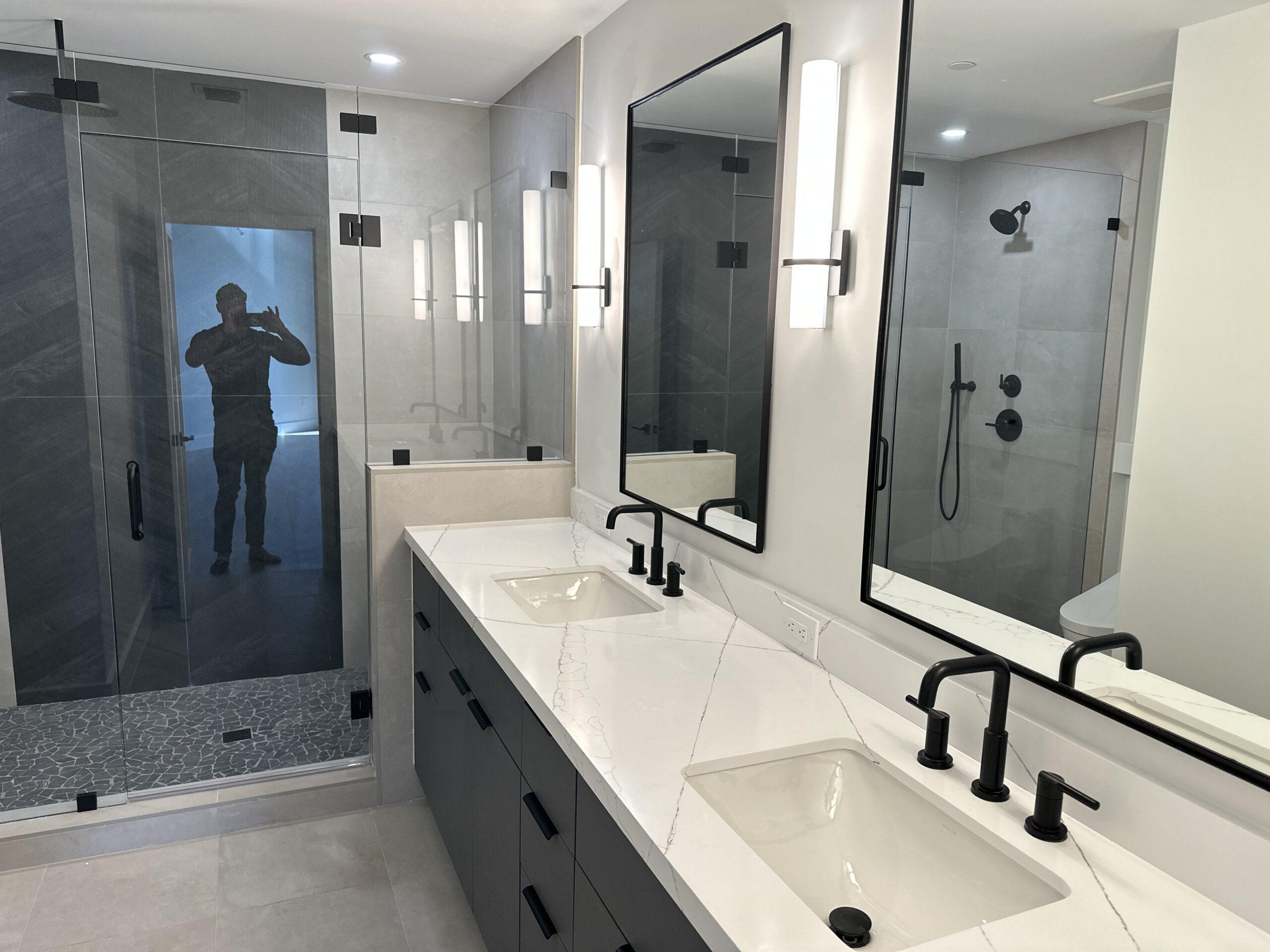 Bathroom Renovation — photograph 6 of 15 by Honestly Contracting & Construction
