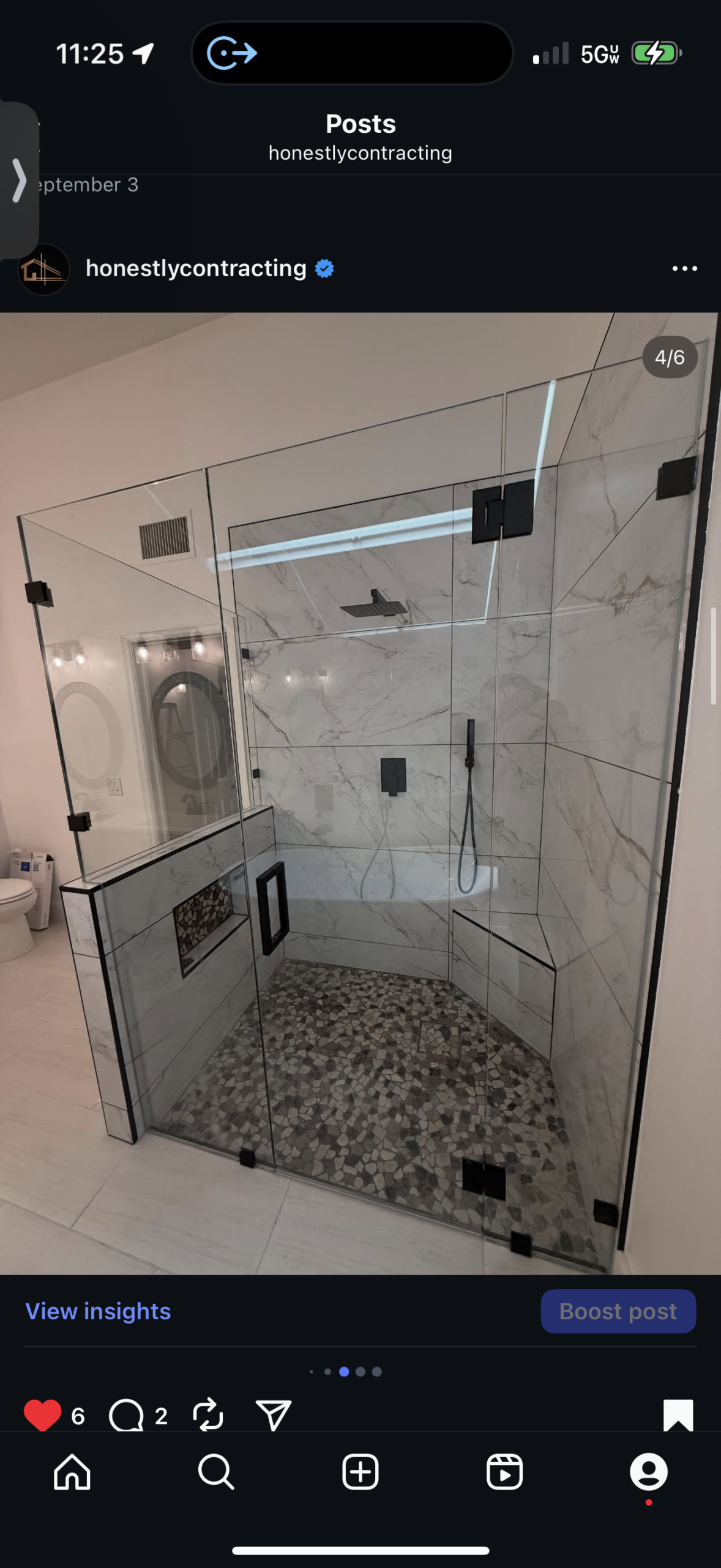 Bathroom Renovation — photograph 13 of 15 by Honestly Contracting & Construction